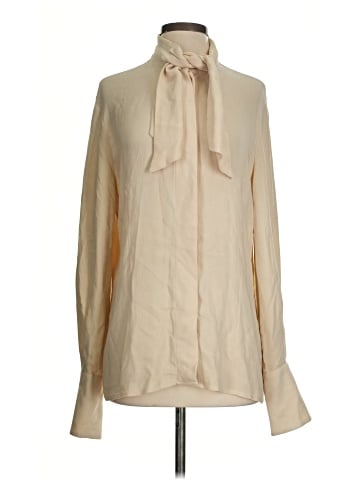 St. John Long Sleeve Silk Top (view 1)