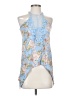 Shyanne Blue Sleeveless Blouse Size XS - photo 1