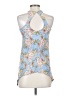 Shyanne Blue Sleeveless Blouse Size XS - photo 2