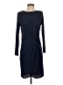 Mango 100% Polyester Blue Cocktail Dress Size S - photo 1