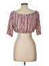 Ambiance 100% Rayon Pink Short Sleeve Blouse Size L - photo 2