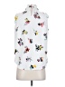 Ann Taylor 100% Polyester White Sleeveless Blouse Size XS - photo 2