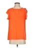 Gianni Bini 100% Polyester Orange Short Sleeve Blouse Size S - photo 1