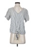 Madewell 100% Viscose Blue Short Sleeve Blouse Size S - photo 1