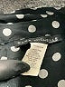 Sara Michelle 100% Polyester Polka Dots Black 3/4 Sleeve Blouse Size 2 - photo 7