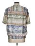 Alfred Dunner 100% Polyester Print Blue Short Sleeve Blouse Size 12 - photo 2