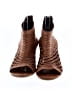 Bueno 100% Leather Brown Heels Size EU 37 - photo 2