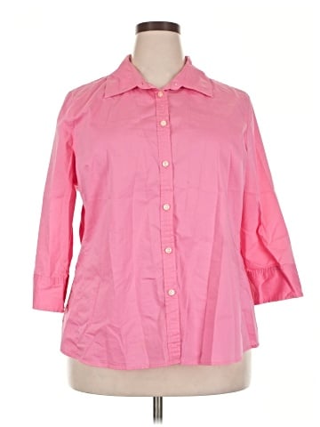 Merona 3/4 Sleeve Button-Down Shirt (view 1)