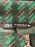 Zara Houndstooth Green Casual Pants Size S - photo 3