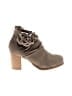 Torrid Gray Tan Ankle Boots Size 10 (wide) - photo 1