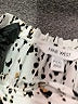 Nine West 100% Polyester Animal Print White Short Sleeve Blouse Size XL (petite) - photo 4