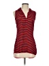 Splendid 100% Rayon Red Sleeveless Button-Down Shirt Size S - photo 1