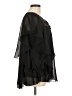 American Star 100% Polyester Black Short Sleeve Blouse Size M - photo 4