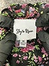 Sky To Moon 100% Polyester Floral Black Cocktail Dress Size M - photo 7