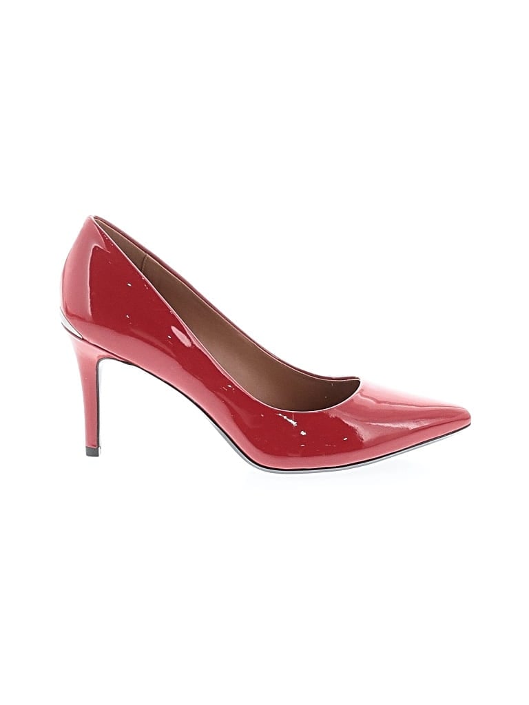 Pre-owned Calvin Klein Heels In Red
