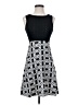 Bebe Argyle Black Casual Dress Size S - photo 1