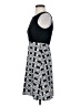 Bebe Argyle Black Casual Dress Size S - photo 5