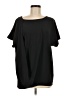 Soft Surroundings Black Short Sleeve Blouse Size S - photo 1