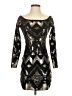 Express Metallic Black Cocktail Dress Size XS - photo 1