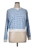 Champion Checkered-gingham Blue Pullover Sweater Size XL - photo 1