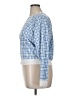 Champion Checkered-gingham Blue Pullover Sweater Size XL - photo 5