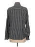 MICHAEL Michael Kors 100% Polyester Stripes Gray Long Sleeve Blouse Size L - photo 2