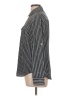 MICHAEL Michael Kors 100% Polyester Stripes Gray Long Sleeve Blouse Size L - photo 5