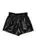 Shein Metallic Black Shorts Size M - photo 2