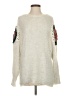Philosophy Republic Clothing Floral Ivory Pullover Sweater Size S - photo 1