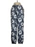 Assorted Brands Floral Blue Casual Pants Size S - photo 1
