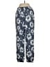 Assorted Brands Floral Blue Casual Pants Size S - photo 2