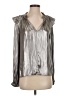 Current Air Metallic Silver Sleeveless Blouse Size XS - photo 1