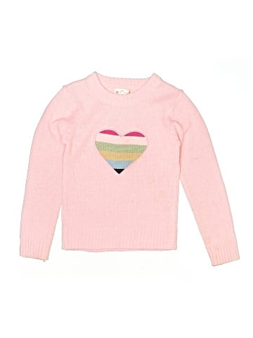 Pink Angel Pullover Sweater (view 1)
