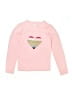 Pink Angel 100% Acrylic Hearts Pink Pullover Sweater Size 6X - photo 1