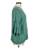 Staccato 100% Rayon Teal 3/4 Sleeve Blouse Size M - photo 4
