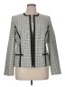 Black Label by Evan Picone 100% Polyester Houndstooth Ivory Jacket Size 14 - photo 1