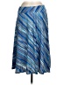 Basic Editions Stripes Blue Casual Skirt Size M - photo 1