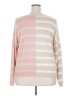 Torrid Stripes Pink Pullover Sweater Size 2X Plus (2) - photo 2
