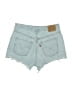 Levi's 100% Cotton Blue Denim Shorts Size 28 waist - photo 2