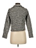 Aura 100% Polyester Houndstooth Ivory Jacket Size M - photo 2