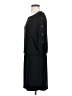 Unbranded Solid Black Casual Dress Size S - photo 5