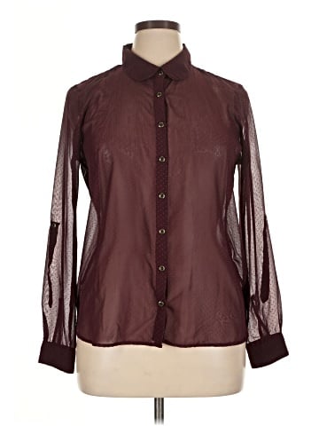 Maison Jules Long Sleeve Blouse (view 1)