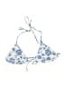 Unbranded Floral Blue Swimsuit Top Size 6 (estimated) - photo 1