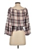 Max Studio 100% Cotton Gray 3/4 Sleeve Blouse Size XS - photo 2