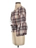 Max Studio 100% Cotton Gray 3/4 Sleeve Blouse Size XS - photo 5