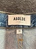 AGOLDE 100% Cotton Solid Blue Jeans Size 30 waist - photo 3
