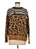 Ella Moss 100% Acrylic Animal Print Brown Pullover Sweater Size M - photo 1
