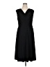 Nine Britton Solid Black Cocktail Dress Size 1X - photo 1
