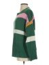 &merci 100% Acrylic Color Block Green Pullover Sweater Size S - photo 5