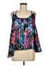 Ultra Flirt 100% Polyester Teal Sleeveless Blouse Size M - photo 1